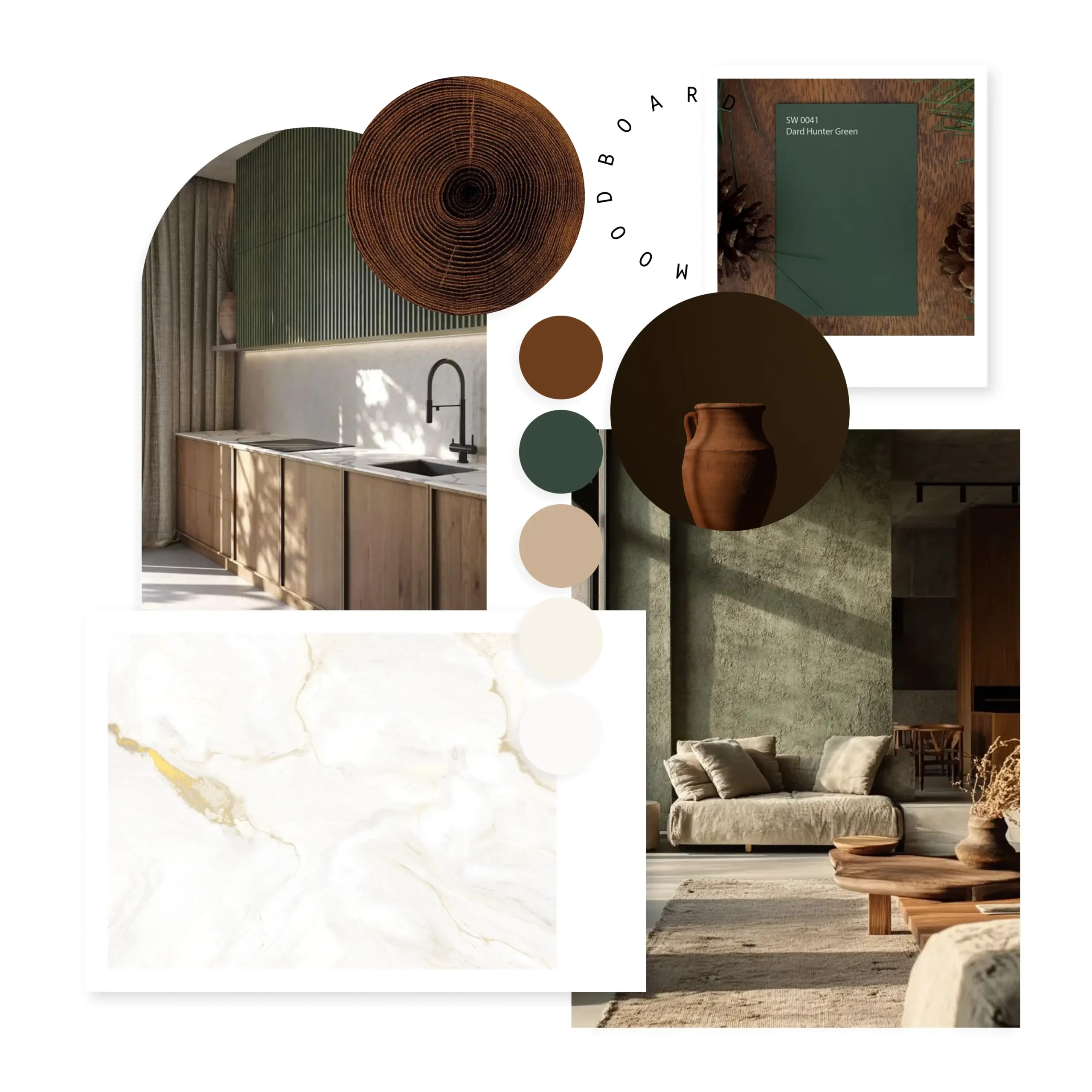 moodboard-05 AI generated moodpboard by myty home - dark green accent